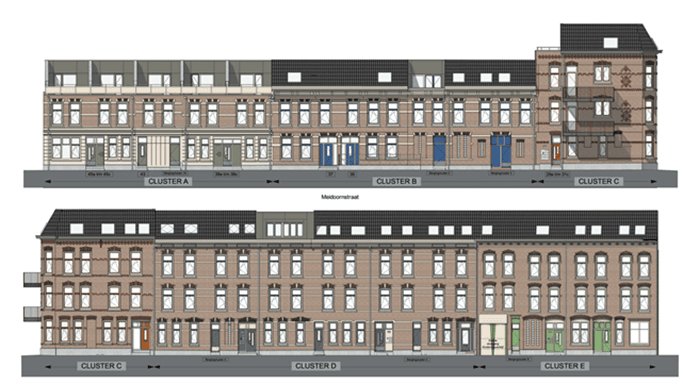 Vooraanzicht Meidoornstraat