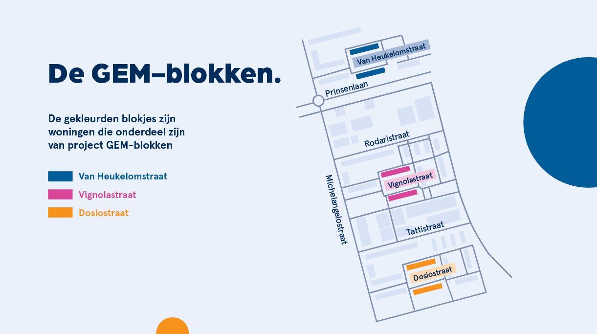 Plattegrond GEM Blokken