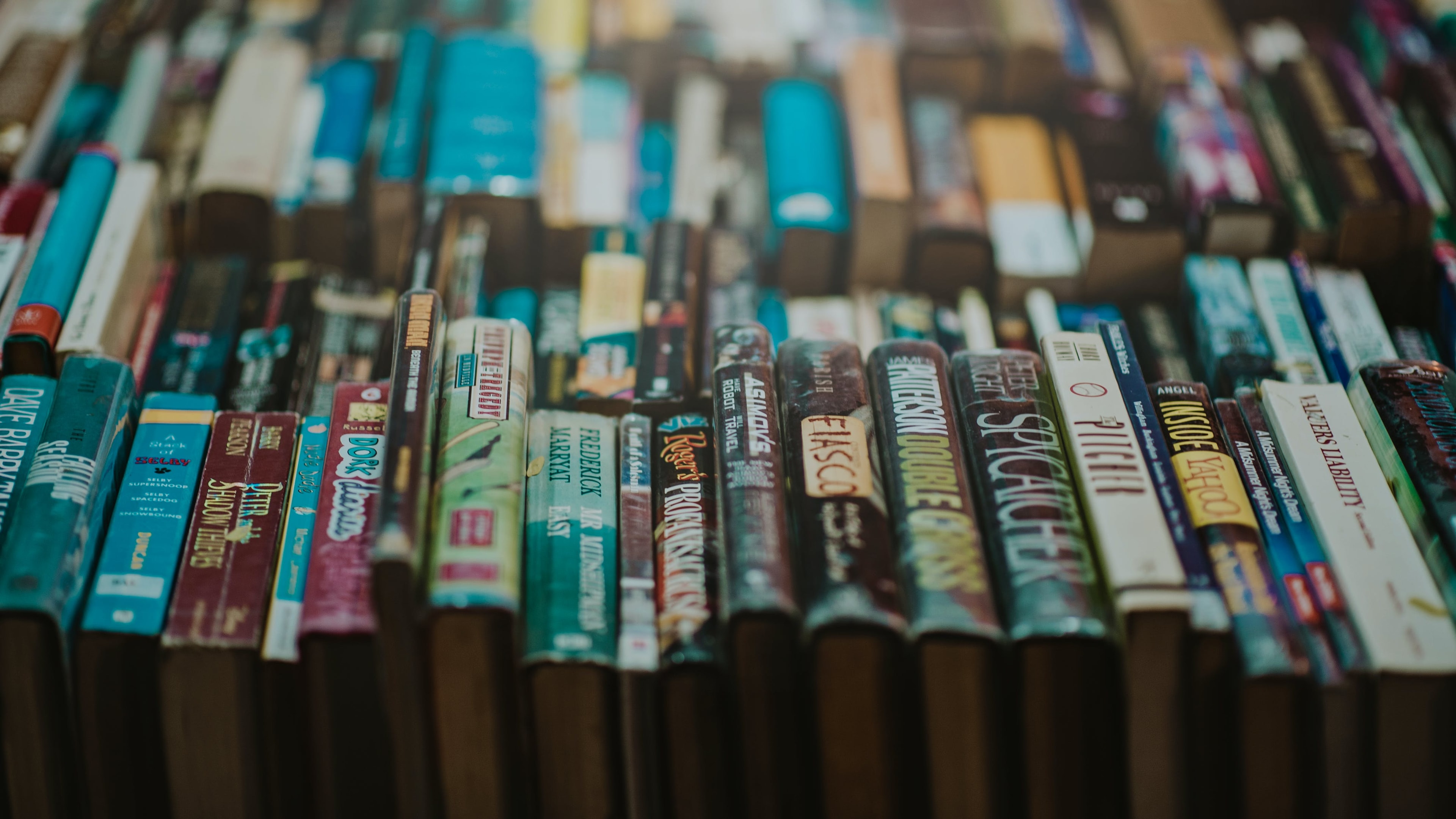 Allemaal boeken naast elkaar