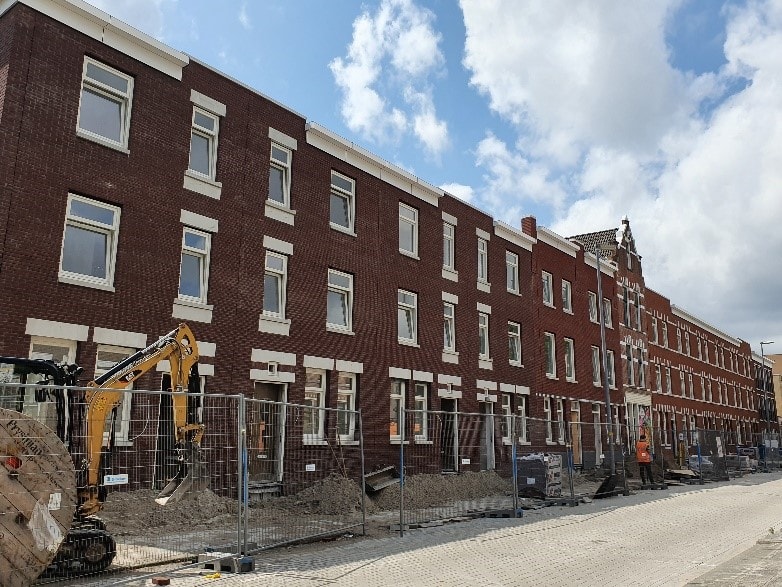 Verbouwing in de Bloklandstraat