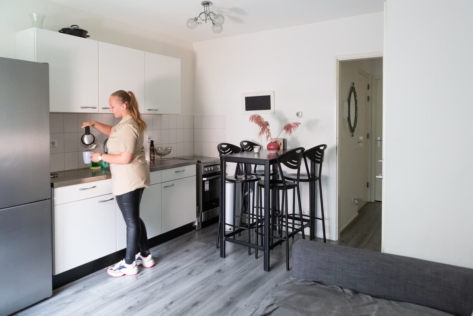 Romy in de keuken