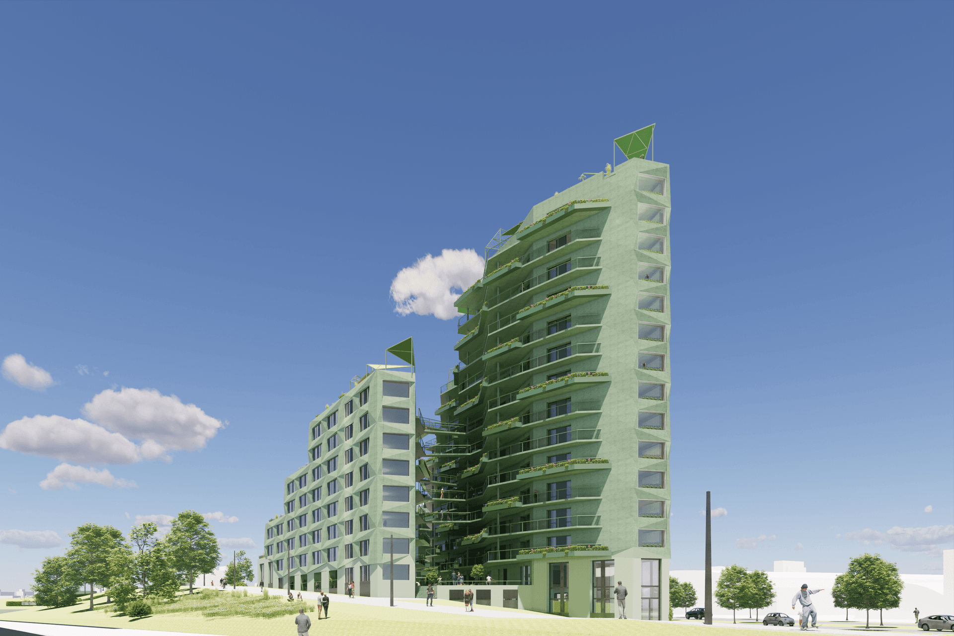 Artist Impression Kop Dakpark