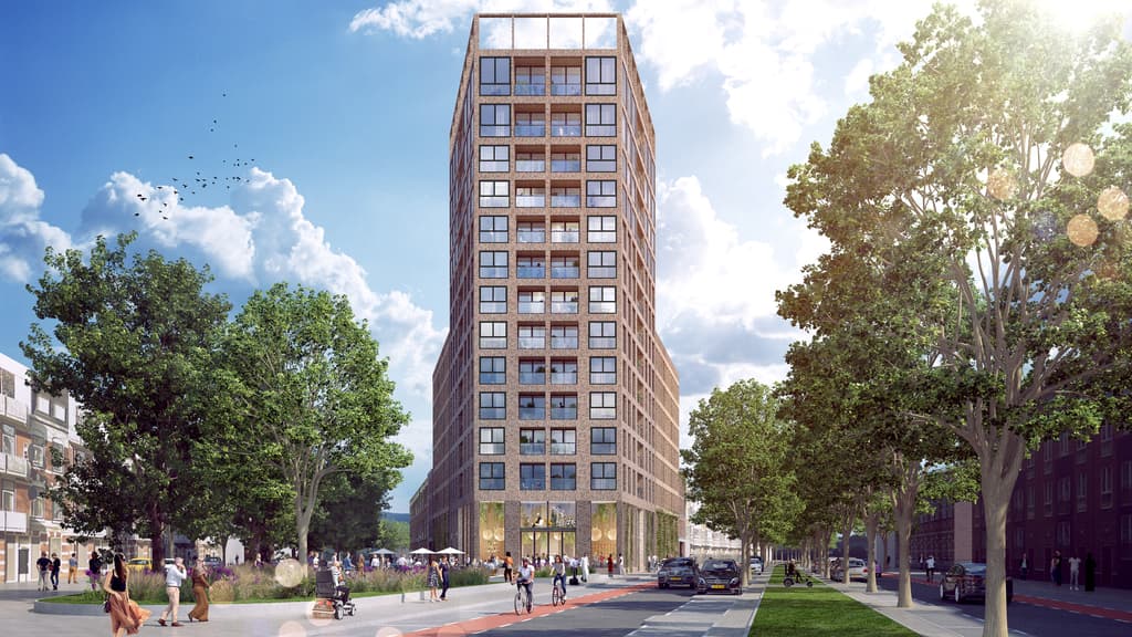 Artist impression Dukdalf gevelaanzicht