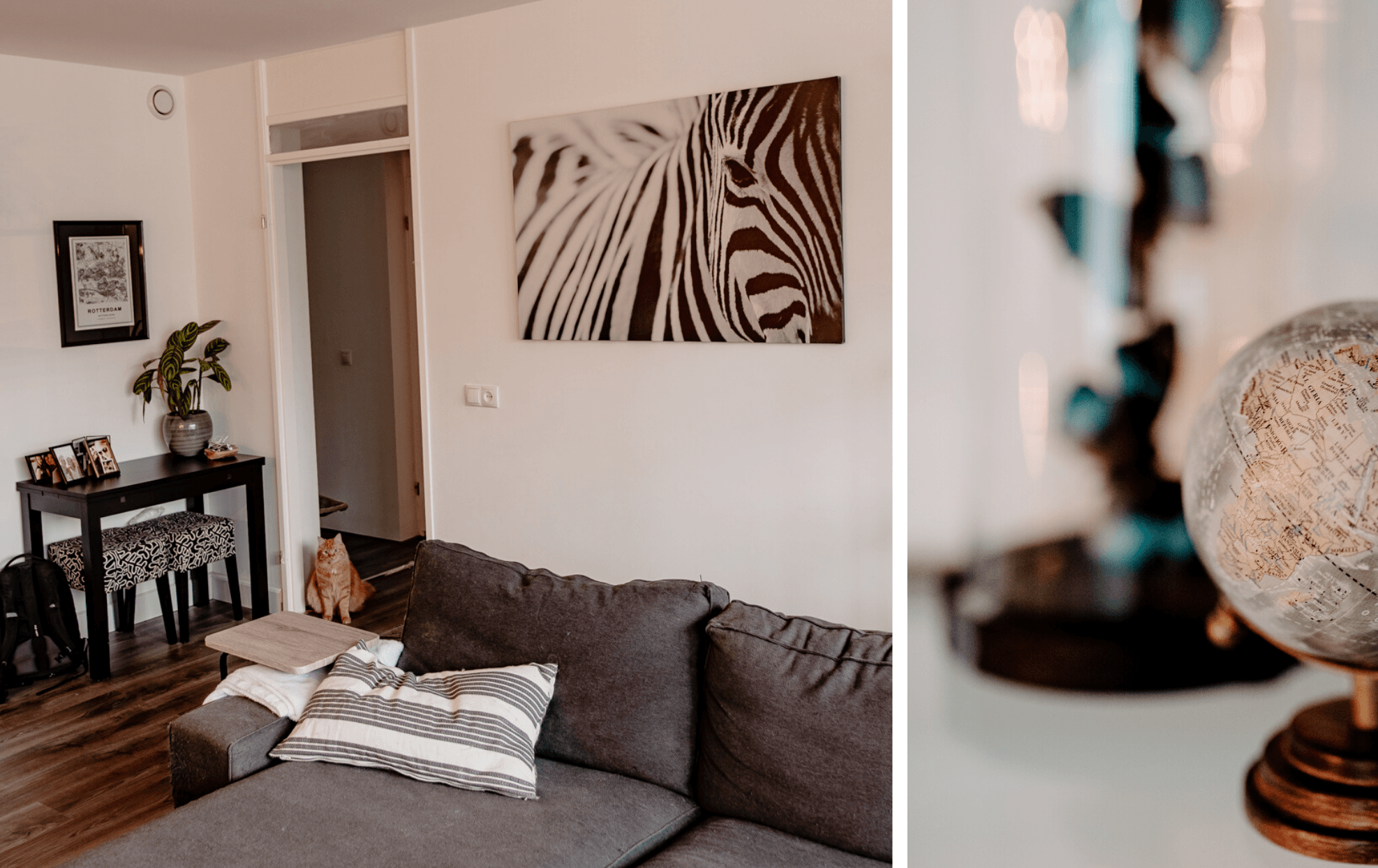 Woonkamer en decoraties