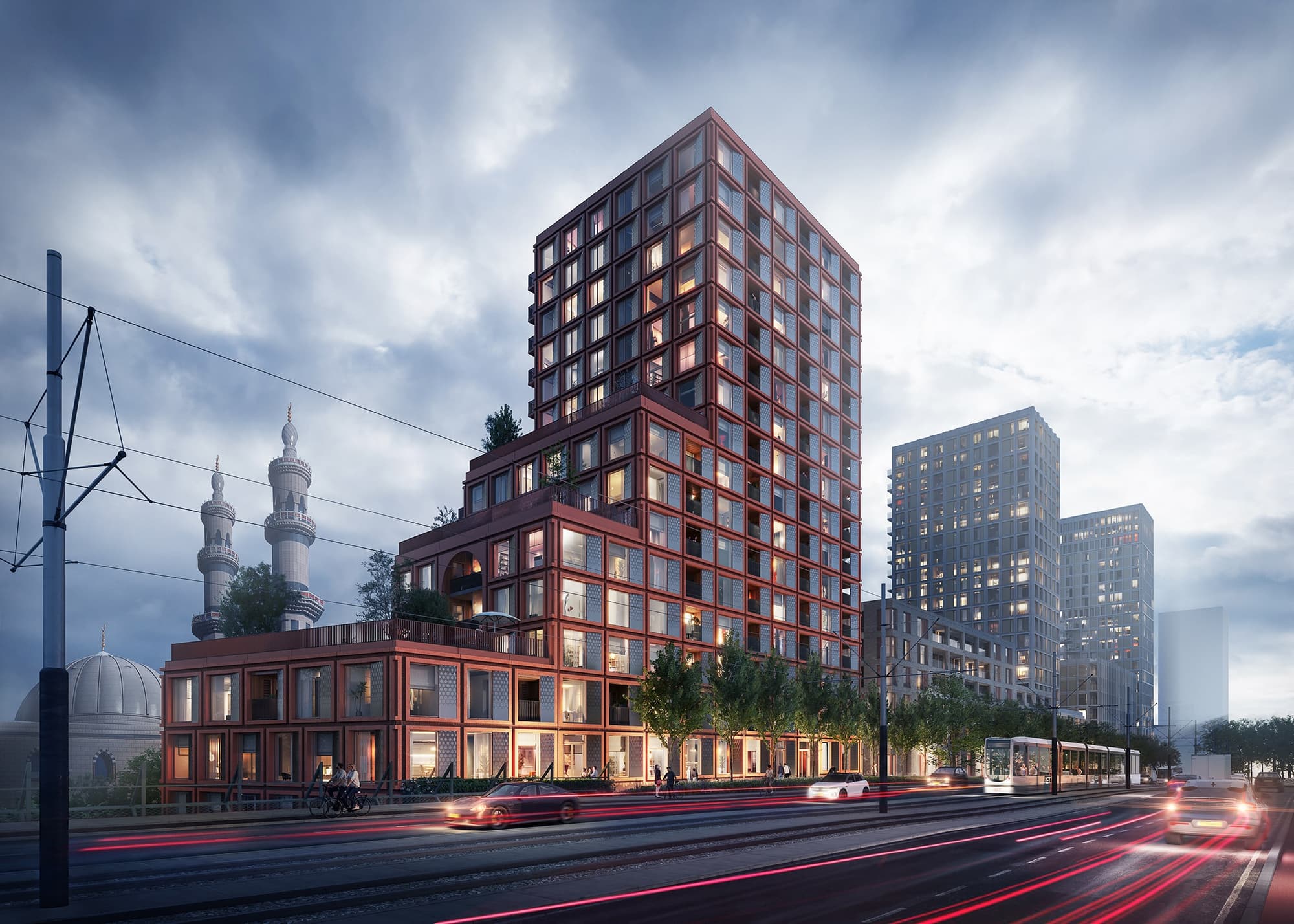 Woongebouw Atlas Avond
