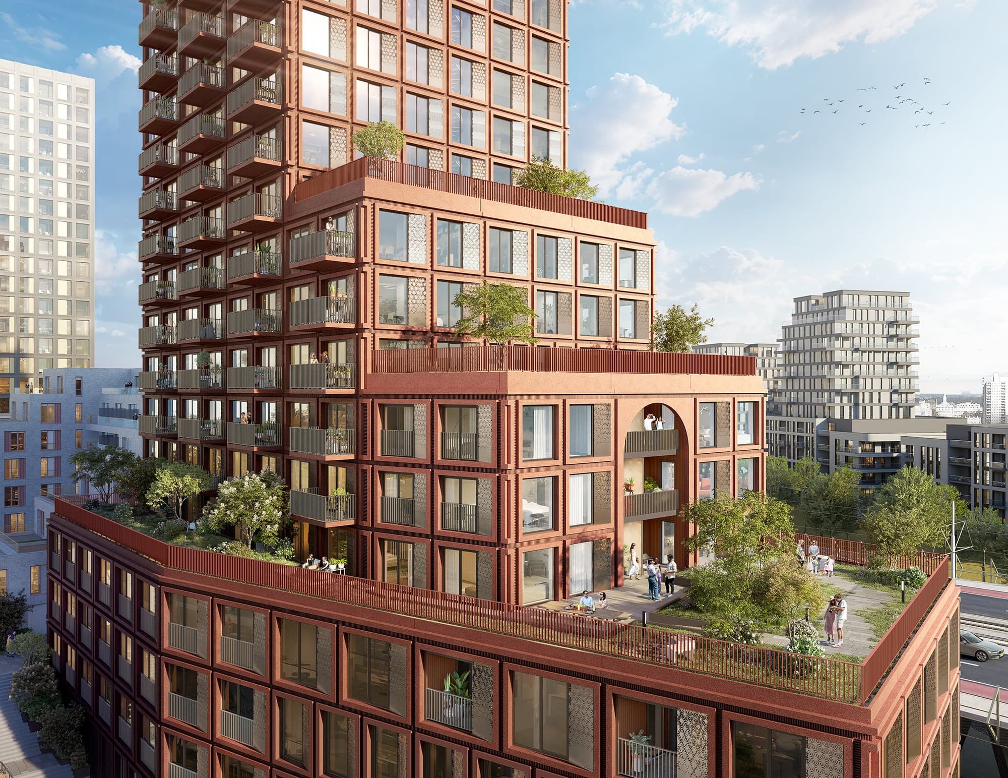 Woongebouw Atlas Terras