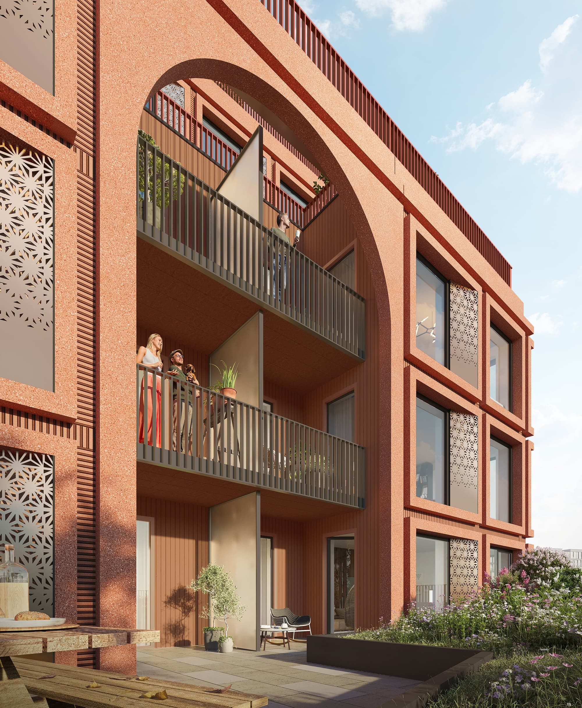 Woongebouw Atlas Balkon