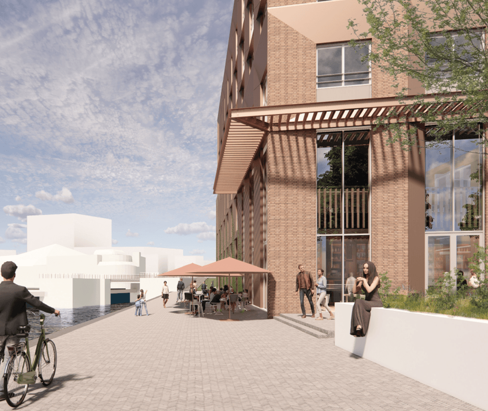 Sfeerimpressie beneden nieuwe Hoge Wiek