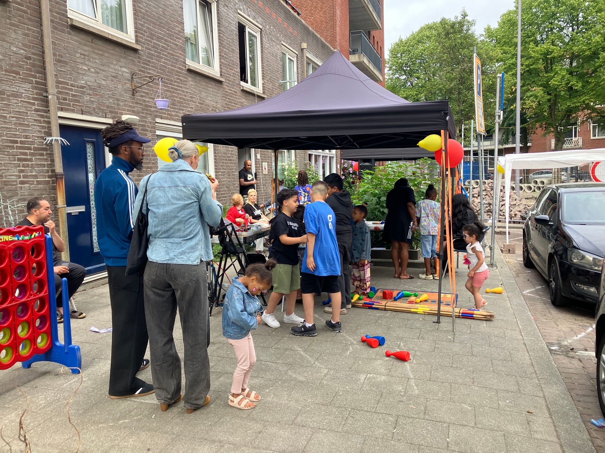 Feest in de De Vliegerstraat