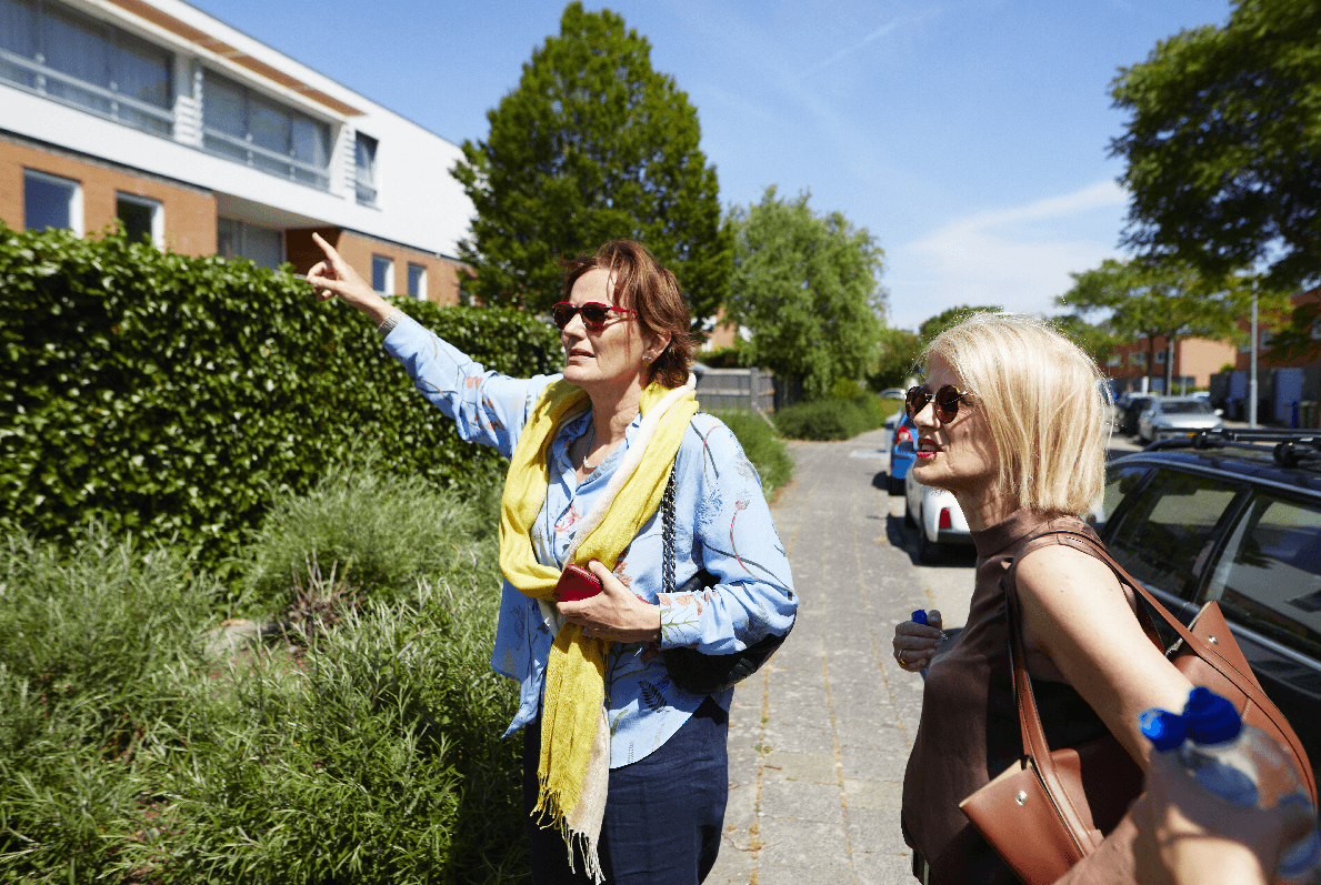 Maria en Fracine in de Klapwijkstraat