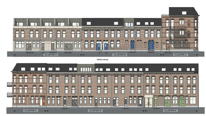 Vooraanzicht Meidoornstraat