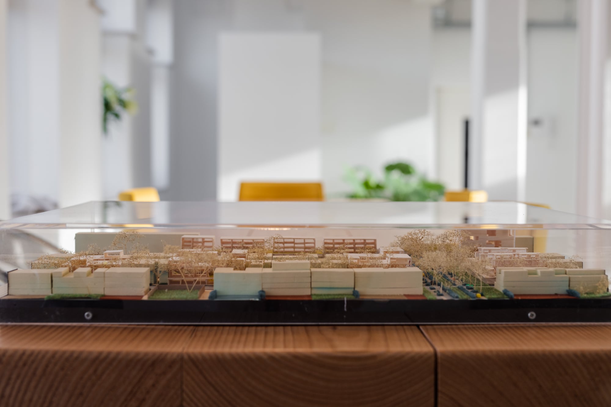 Close-up maquette