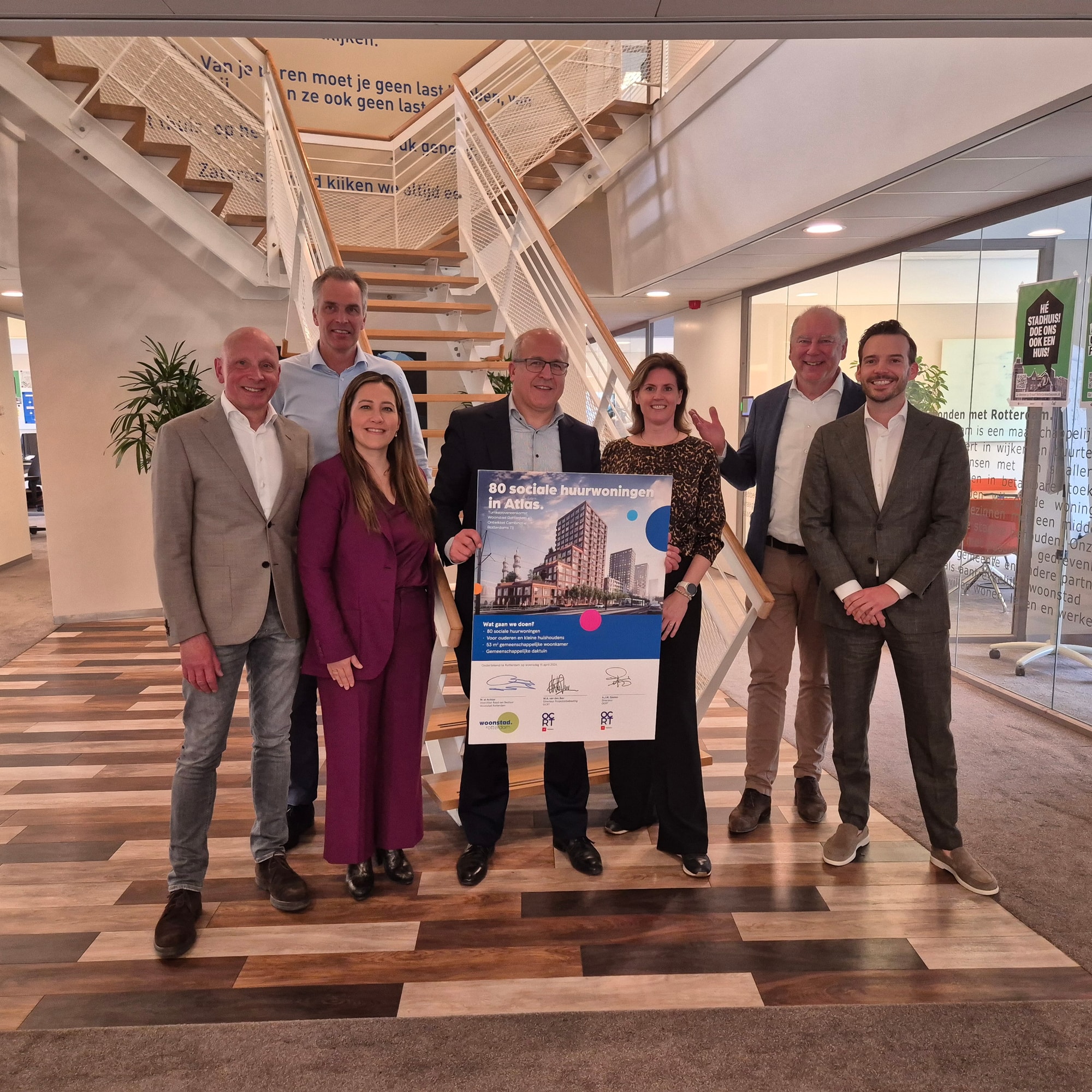 Ondertekening Project Atlas Woonstad Rotterdam
