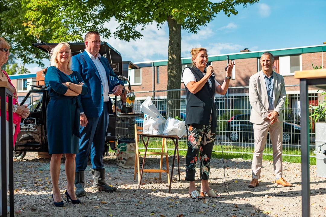 Toespraak eerste paal van het houten woongebouw Valckensteyn