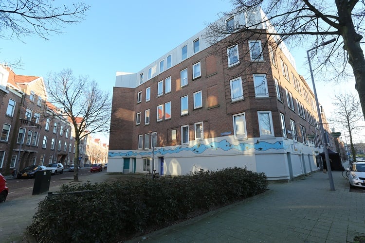 Hoekpand op de van Lennepstraat in de oude situatie