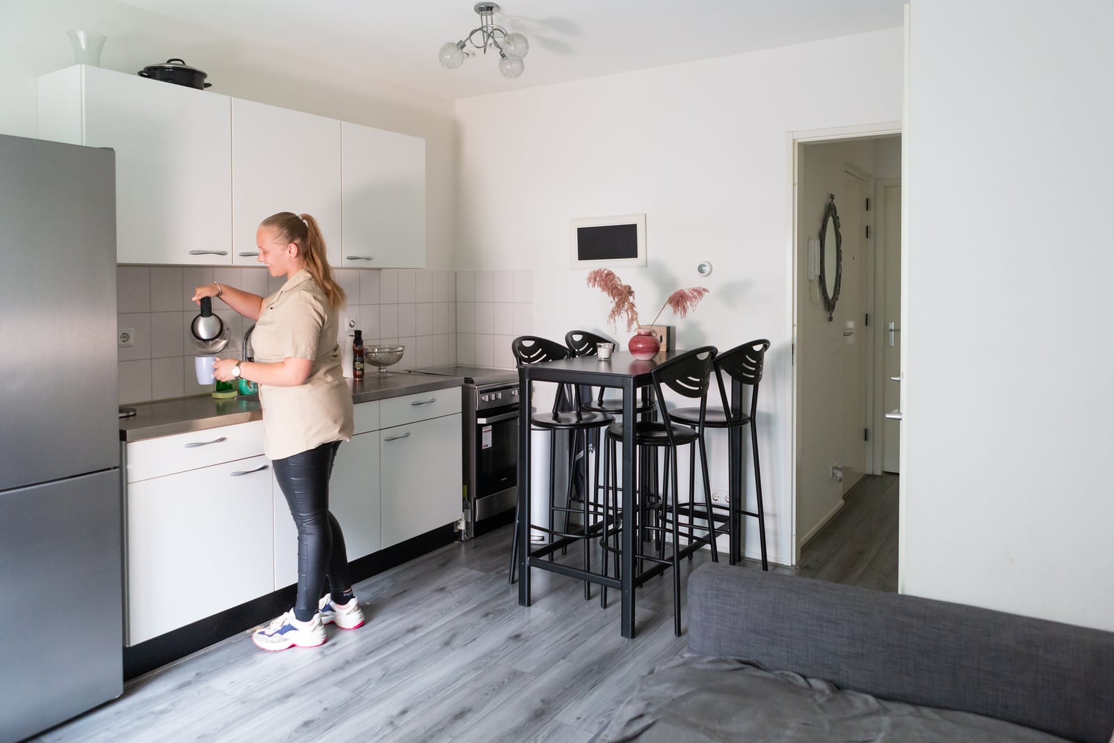 Romy in de keuken