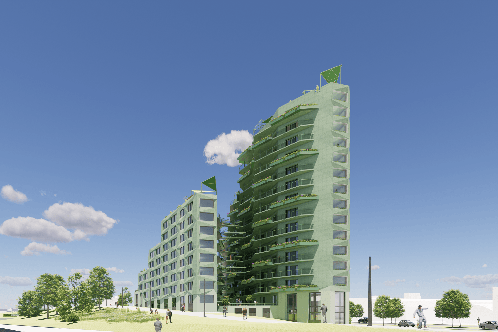 Artist Impression Kop Dakpark