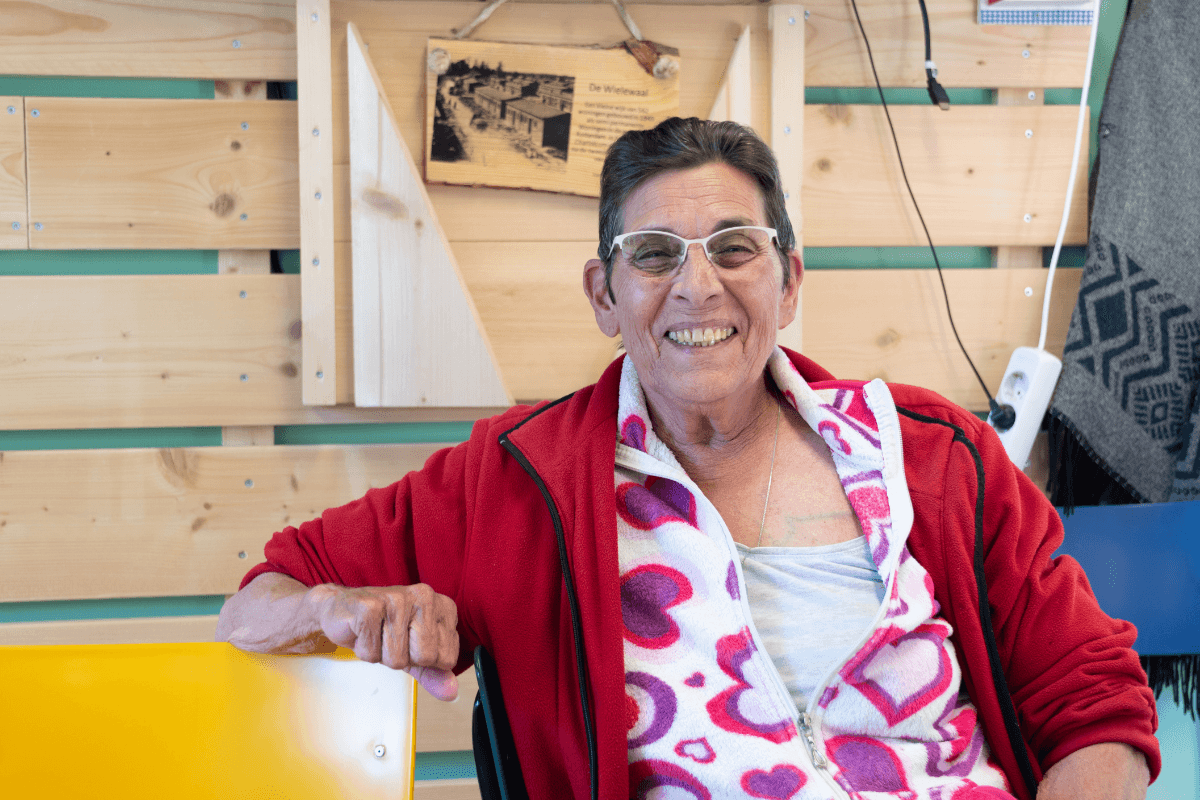 Bewoonster van de Wielewaal Diana Fabrie