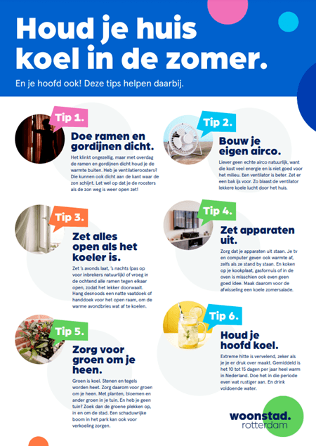 Tips hoe je huis koel moet houden in de zomer
