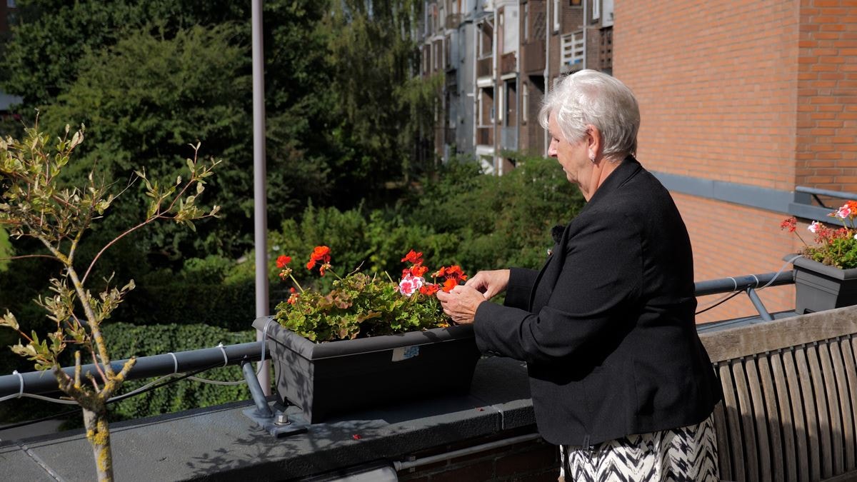 Sonja Crooswijk Honingerdijkflat balkon