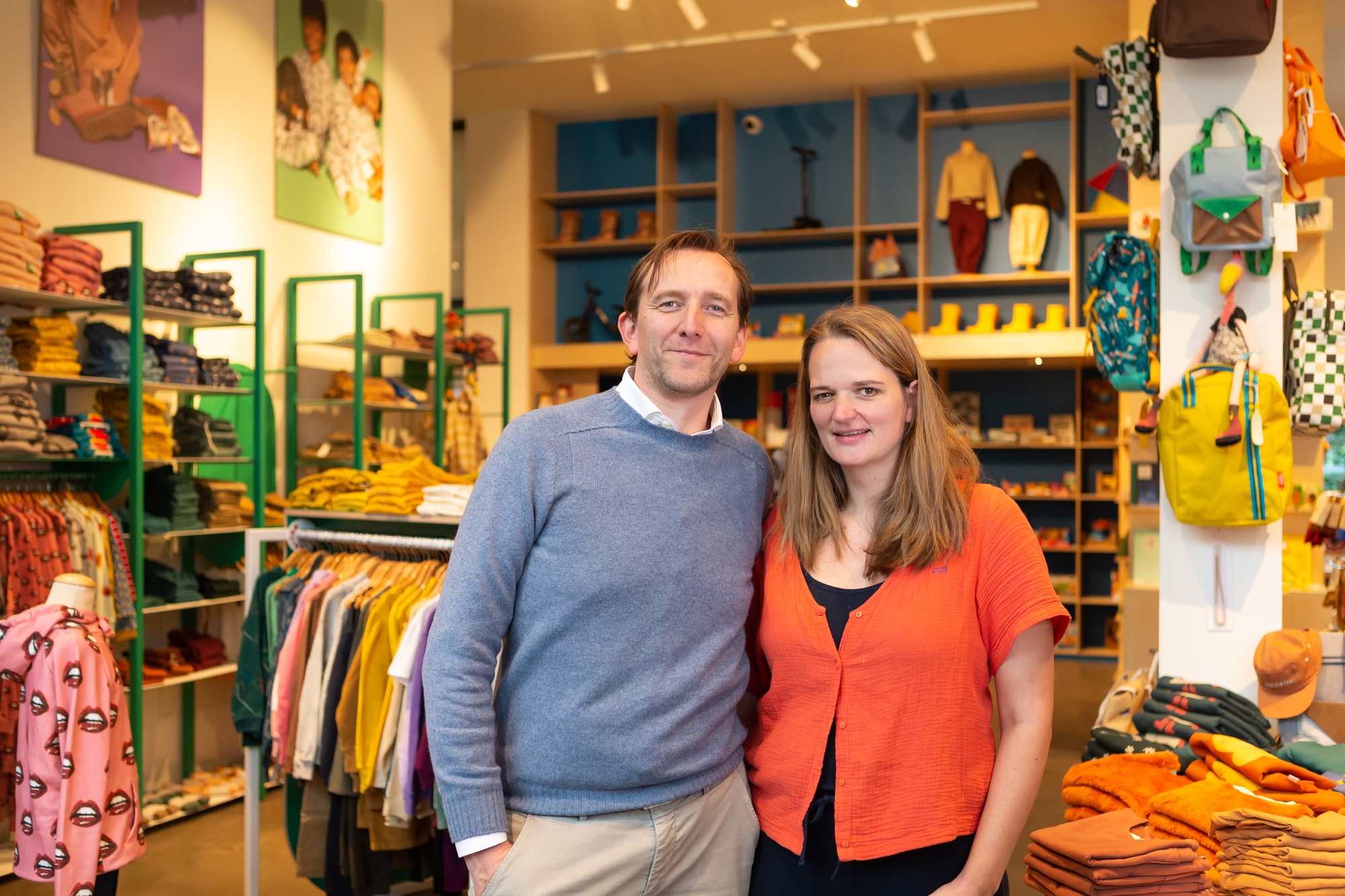Reinder en Judith in hun conceptstore Le Fanfare