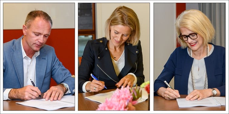 Ondertekening intentieovereenkomst Nieuw Kralingen Portretten