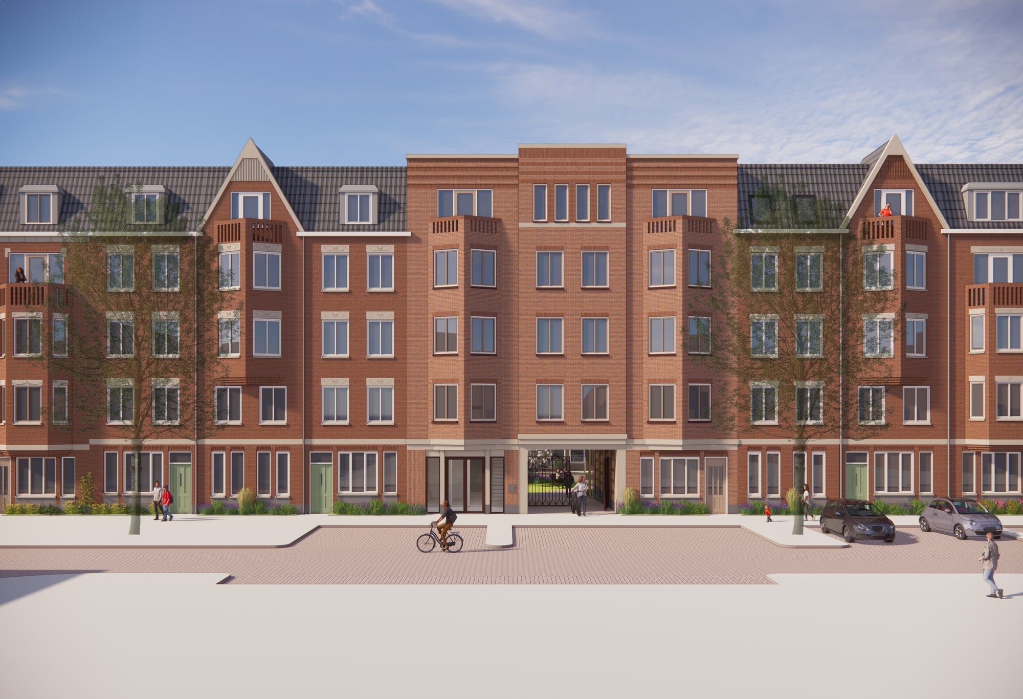 Oostervantkwartier vooraanzicht fase 1