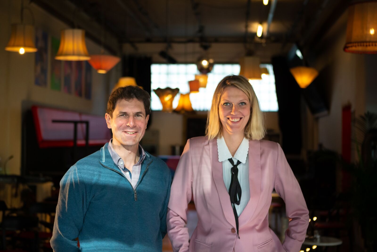 Portret theaterkoppel Eva Lemaire en Alexander Schreuder
