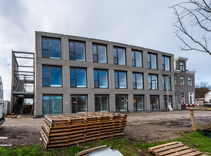 Woonstad Rotterdam onderzoekt de bouw van 140  flexwoningen aan de Willem van Gispenstraat,  in Nesselande haalbaar is. 