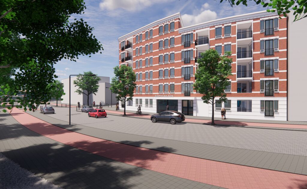 AI_ Sophiakade _ nieuwbouw _vooraanzicht